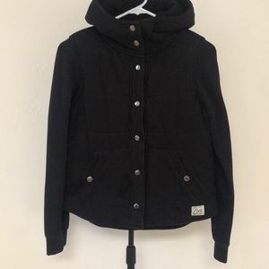 Obey black quilted jacket